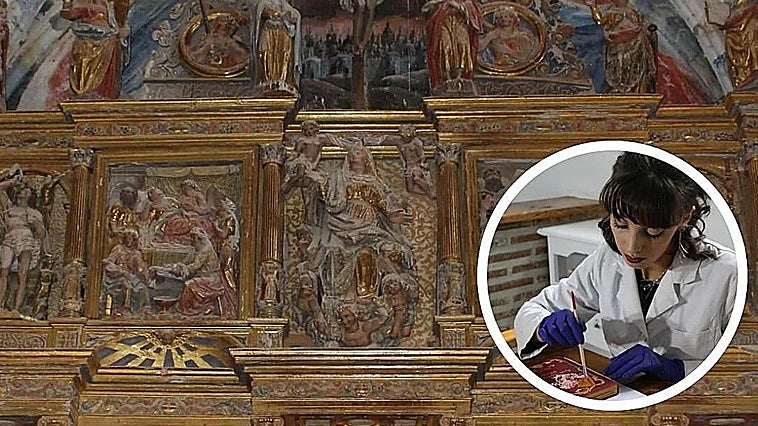 El pueblo de Burgos que busca ayuda para restaurar su retablo del siglo XVII: «Corremos el riesgo de perder una obra maestra castellana»