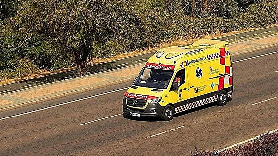 Una mujer resulta herida después de chocar con su moto con un coche en Burgos