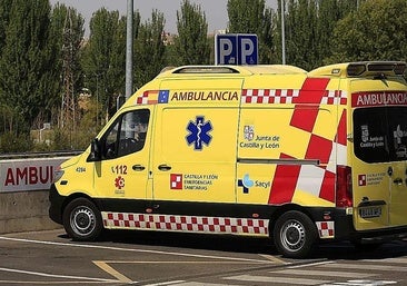 Herido un motorista tras caerse en una autovía a las afueras de Burgos