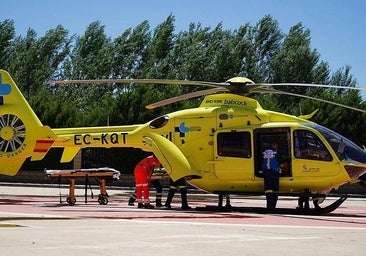 Herido el piloto de un parapente en un accidente al norte de Burgos