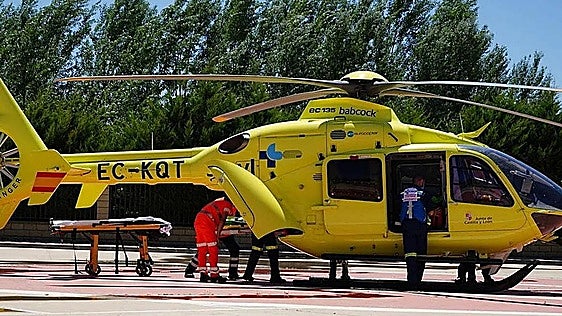 Herido el piloto de un parapente en un accidente al norte de Burgos