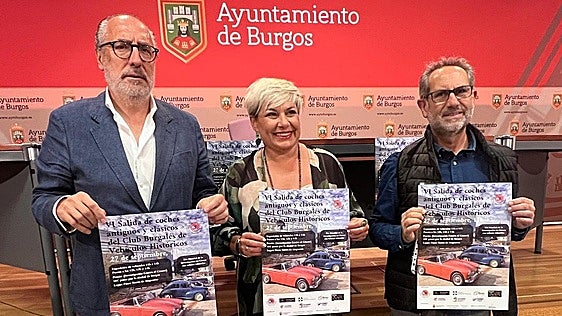 Los vehículos históricos de Burgos se ponen marcha por la lucha contra el cáncer