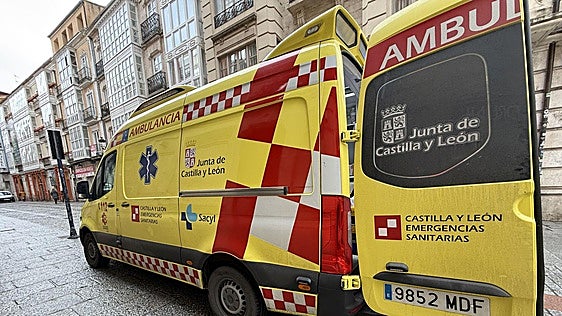 Herido un ciclista tras sufrir un choque con un turismo en un barrio de Burgos