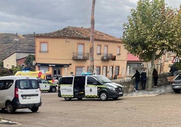 Trasladado en helicóptero un octogenario herido al ser atropellado en un pueblo de Burgos