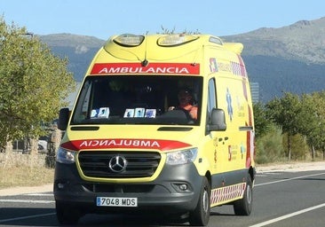 Herido y atrapado tras un choque frontal y vuelco en la N-I en Miranda de Ebro