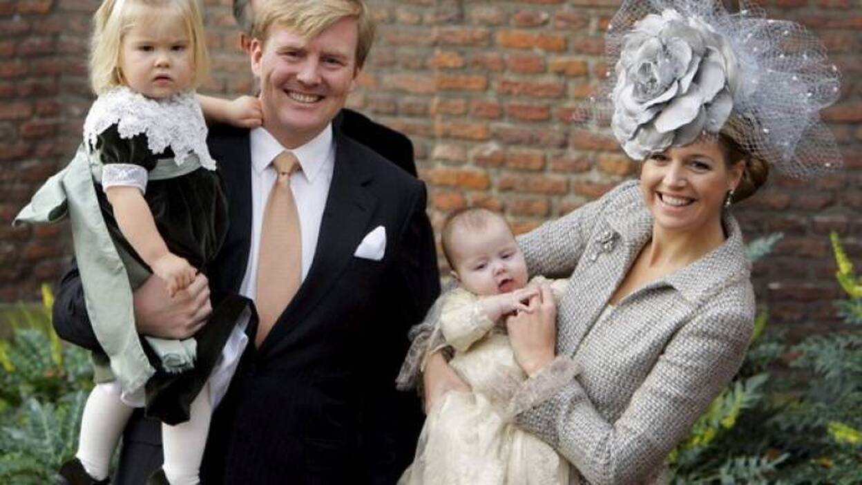 Los príncipes herederos de Holanda bautizaron a su segunda hija