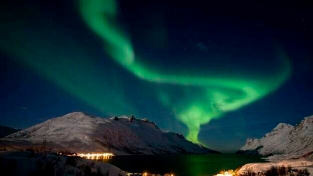 Noruega disfruta la aurora boreal