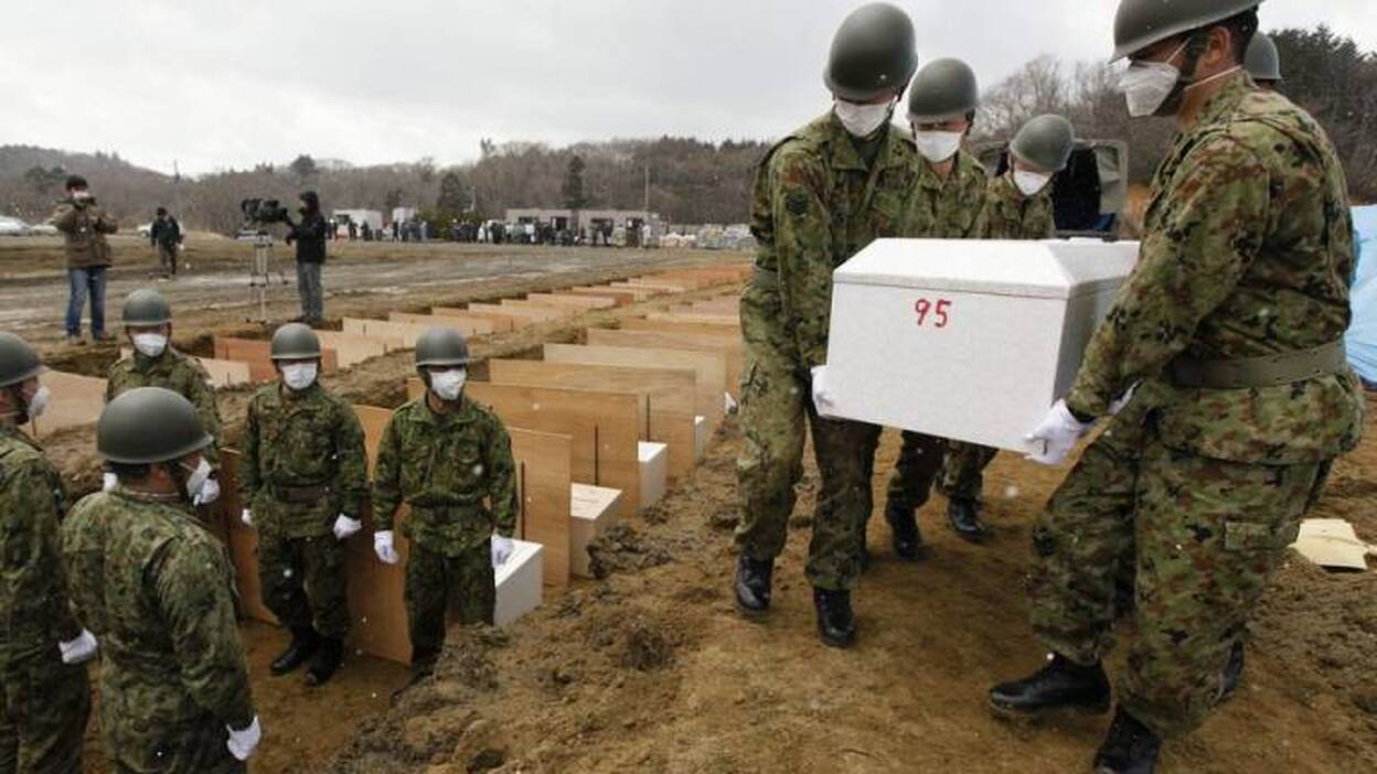 Sepelio colectivo en Japón
