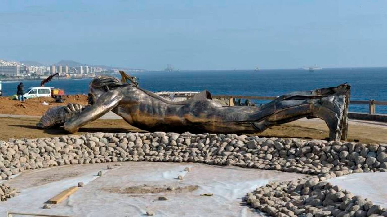 El tritón, camino a La Laja