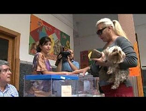 Los más madrugadores votando