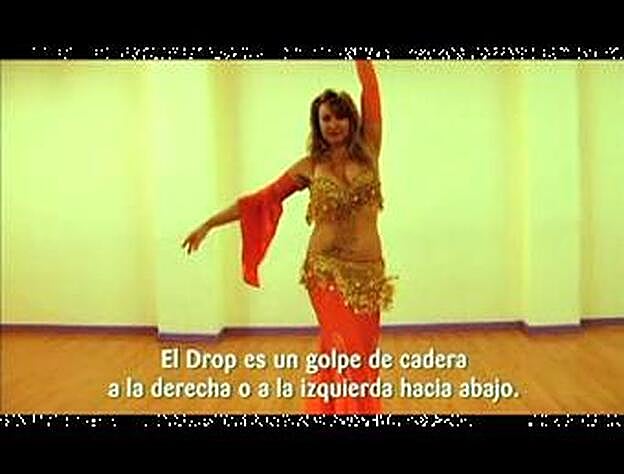 Danza del vientre: paso El drop
