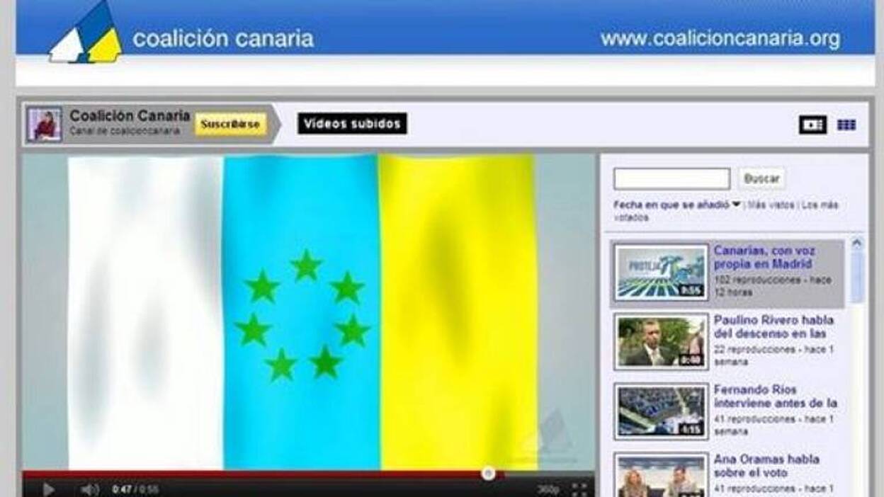 Coalición Canaria reclama "una voz propia" en su primer video preelectoral