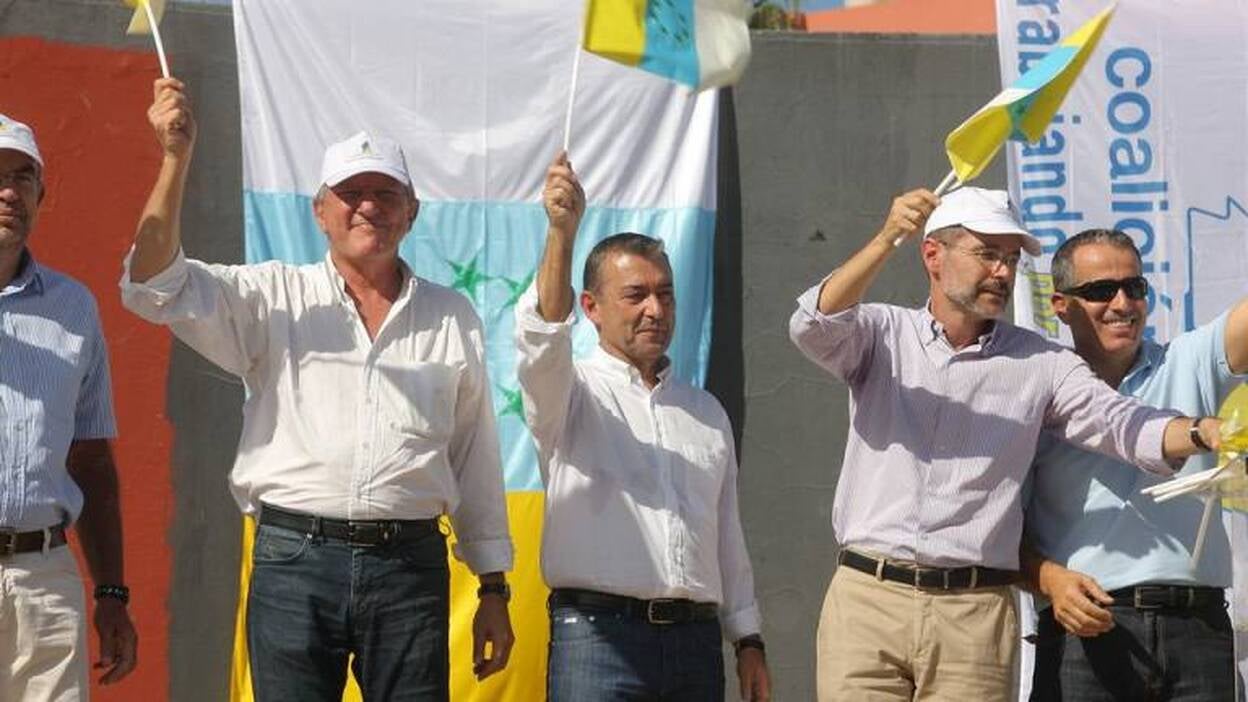 Rivero ofrece un mitin en Puerto del Rosario