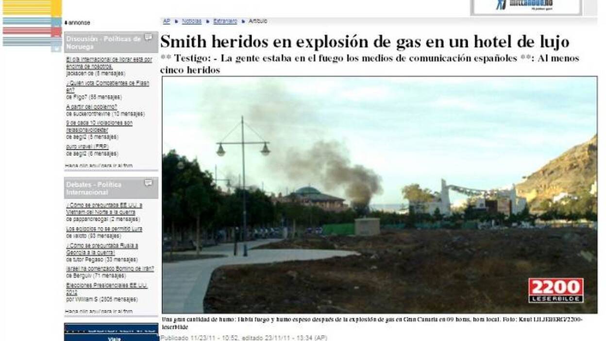 Los medios noruegos se hacen eco de la tragedia en Mogán