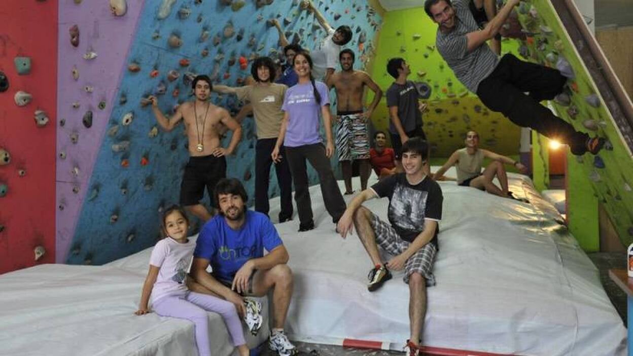 Escuela de escaladores en Guanarteme