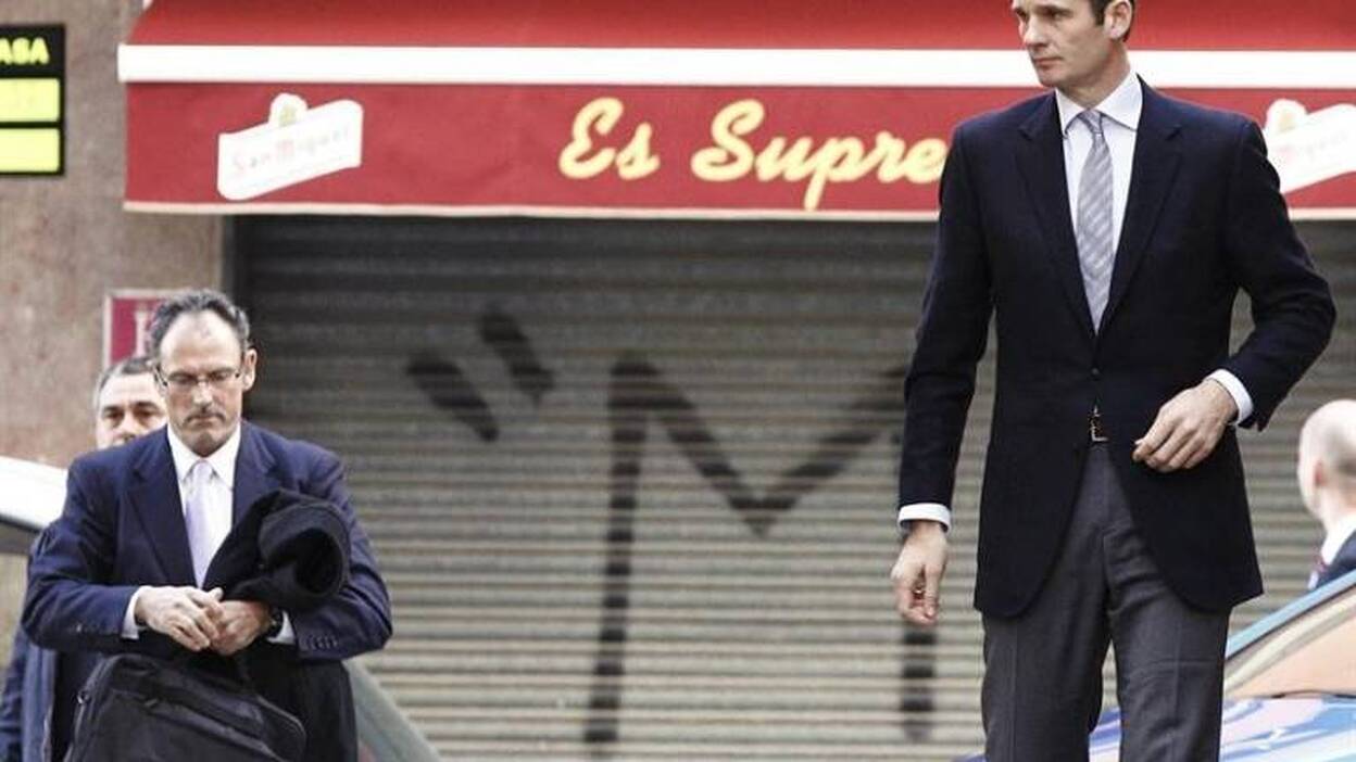 Urdangarin se desvincula del contrato que se habló jugando al pádel en Marivent