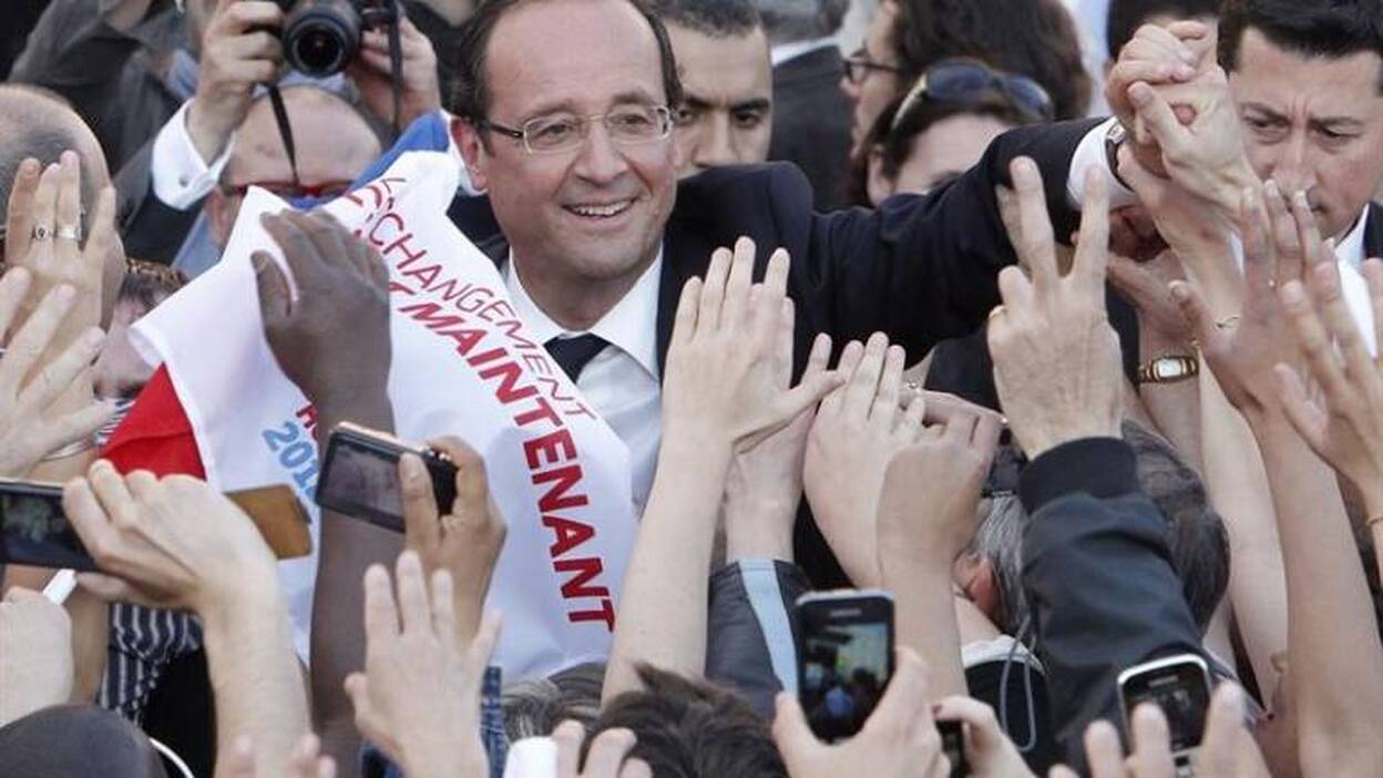 Hollande: "Mi victoria será sentida como un momento de esperanza en Europa"