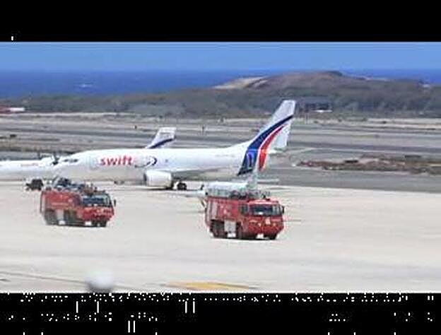 Aterrizaje de emergencia en Gando