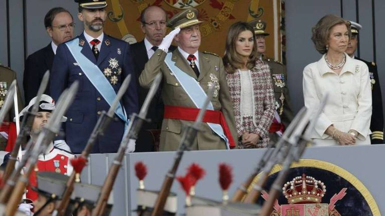 Austeridad y ausencias en el desfile de la Fiesta Nacional