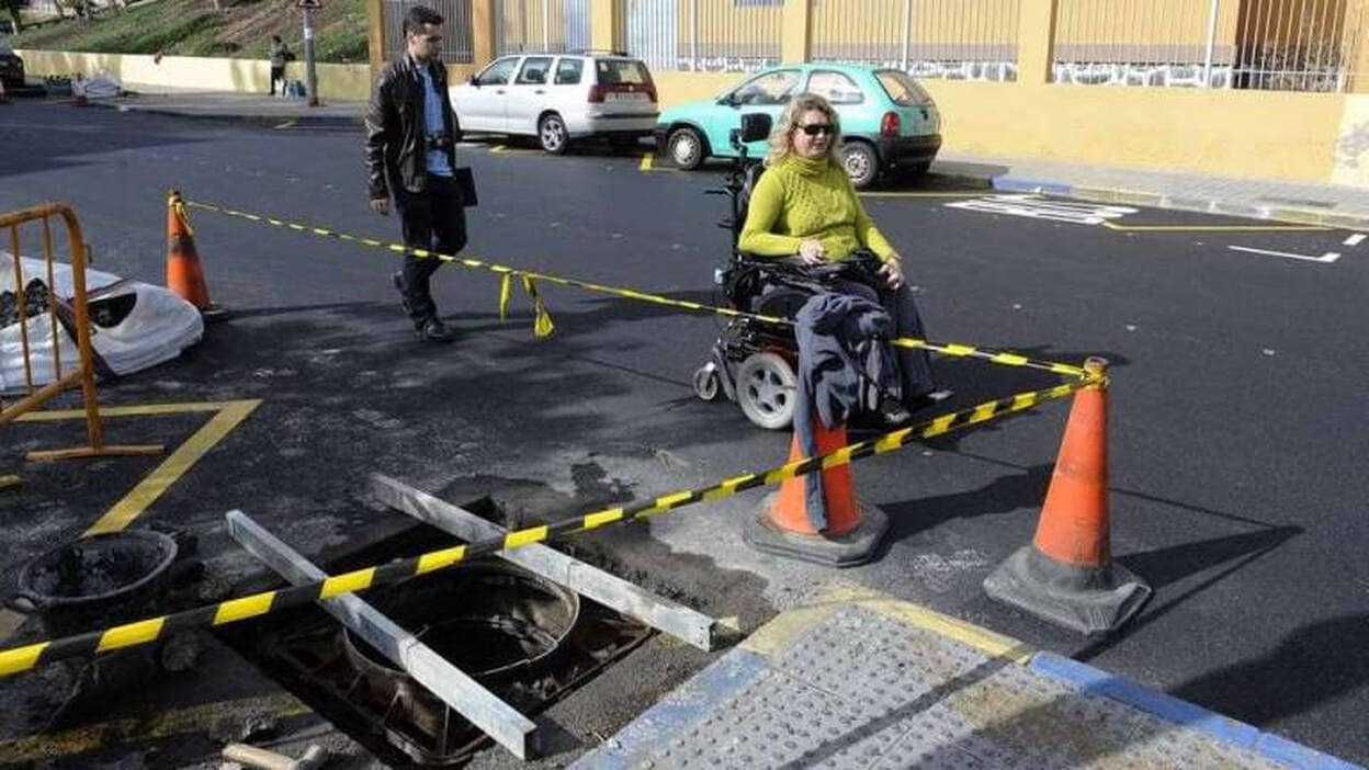 Obras de repavimentación de la Vega de San José.