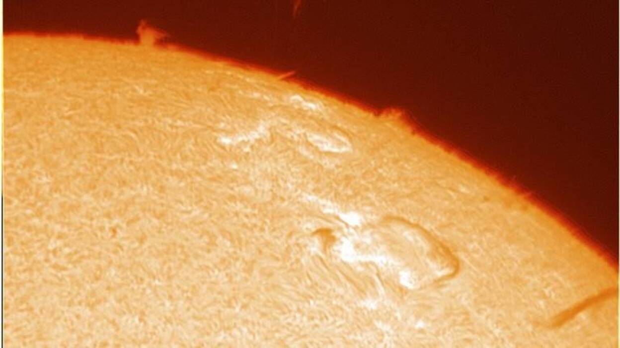 Explosiones solares desde Roque Saucillo