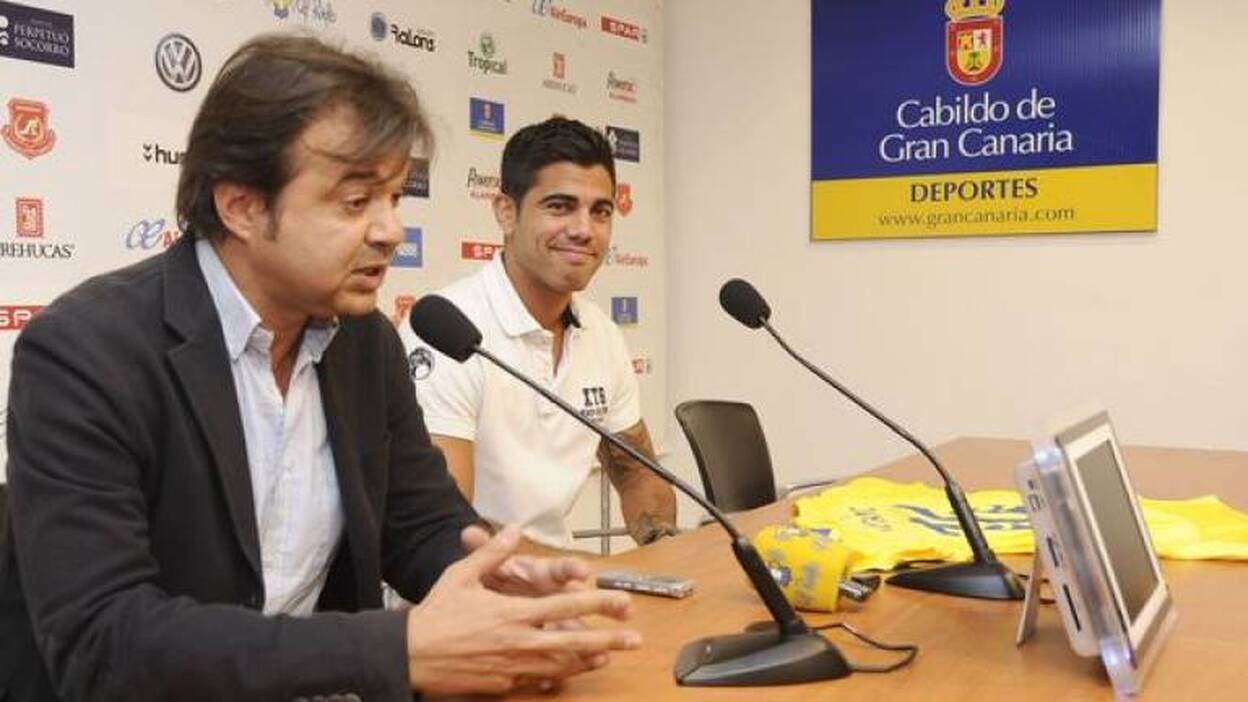 Aythami Artiles busca con Las Palmas su tercer ascenso a Primera