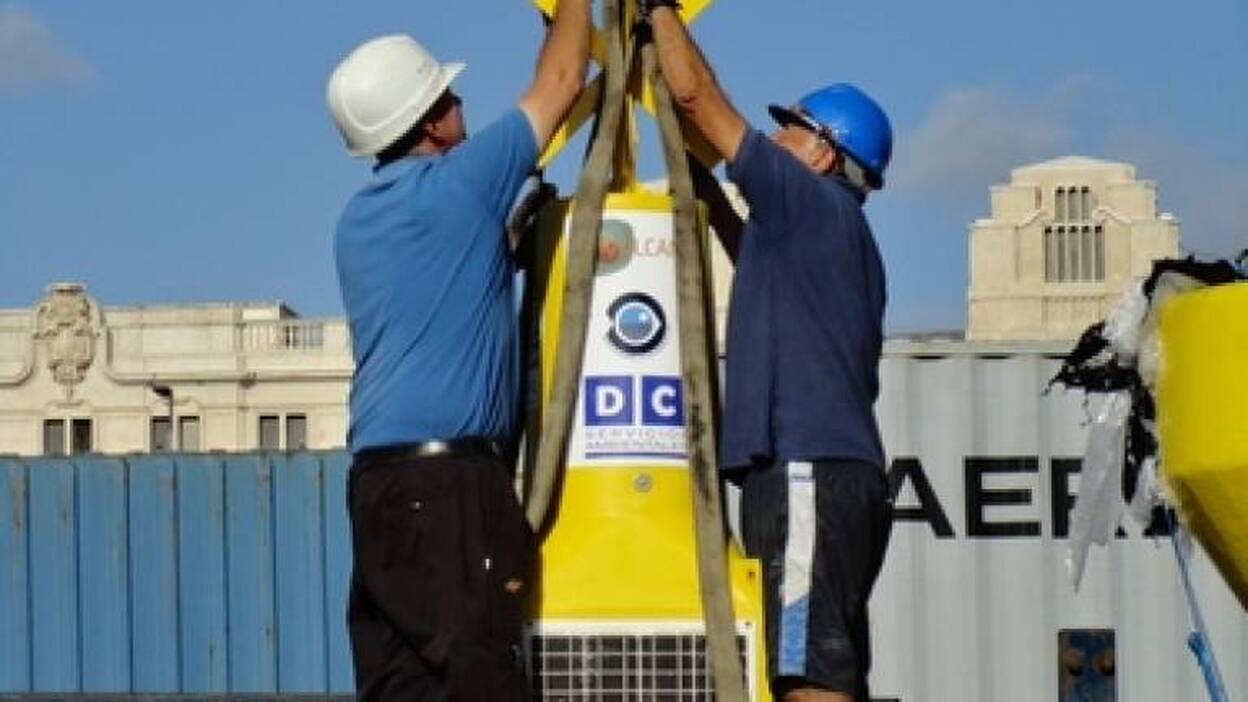 Rastreo en el mar de Las Calmas