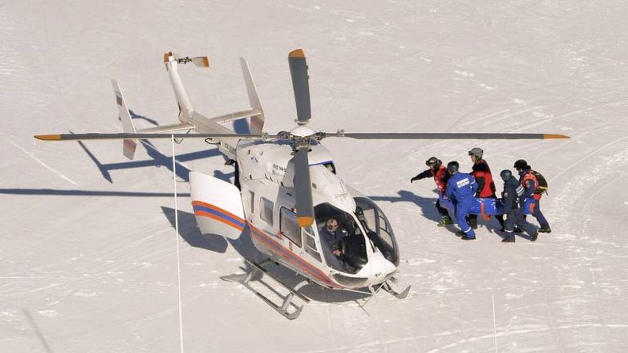 Descenso de esquí alpino