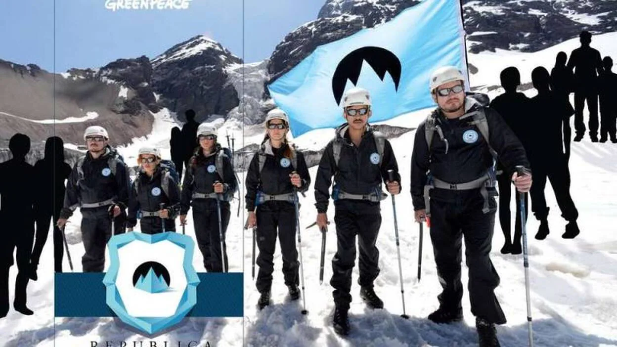 Greenpeace crea en Chile un 'nuevo país' para proteger glaciares