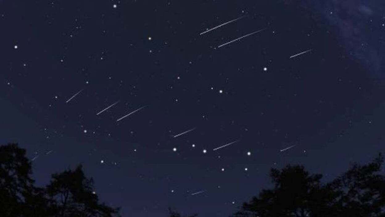 La semana comienza con una lluvia de estrellas