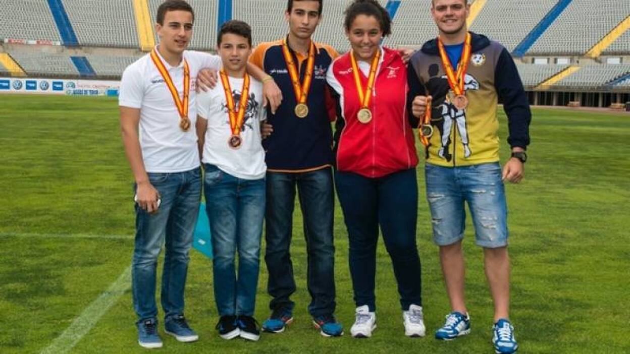 Brillante botín isleño en el nacional Infantil y Cadete