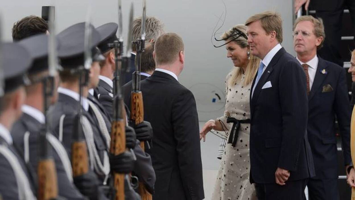 Los reyes de Holanda visitan Polonia