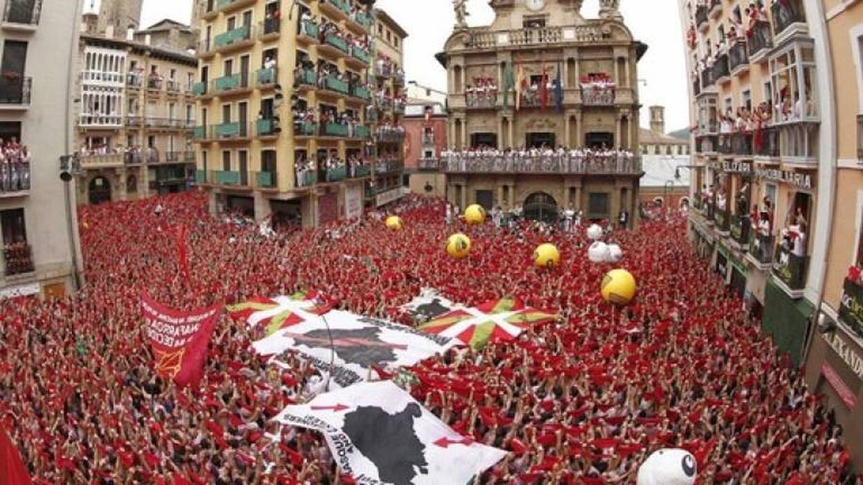 Chupinazo para abrir San Fermín
