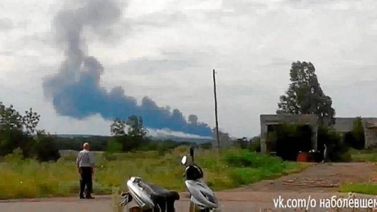 Cae un avión de pasaje en Ucrania