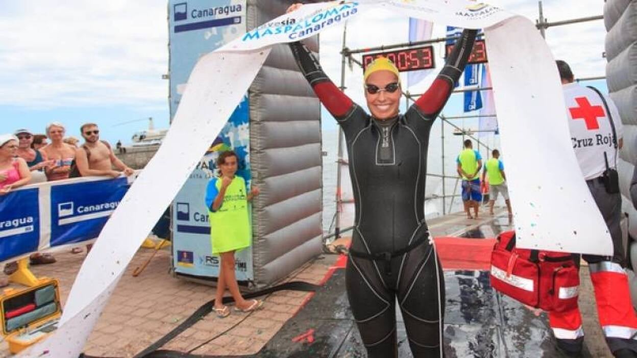 Todo preparado para la Travesía a Nado Maspalomas-Canaragua 2014