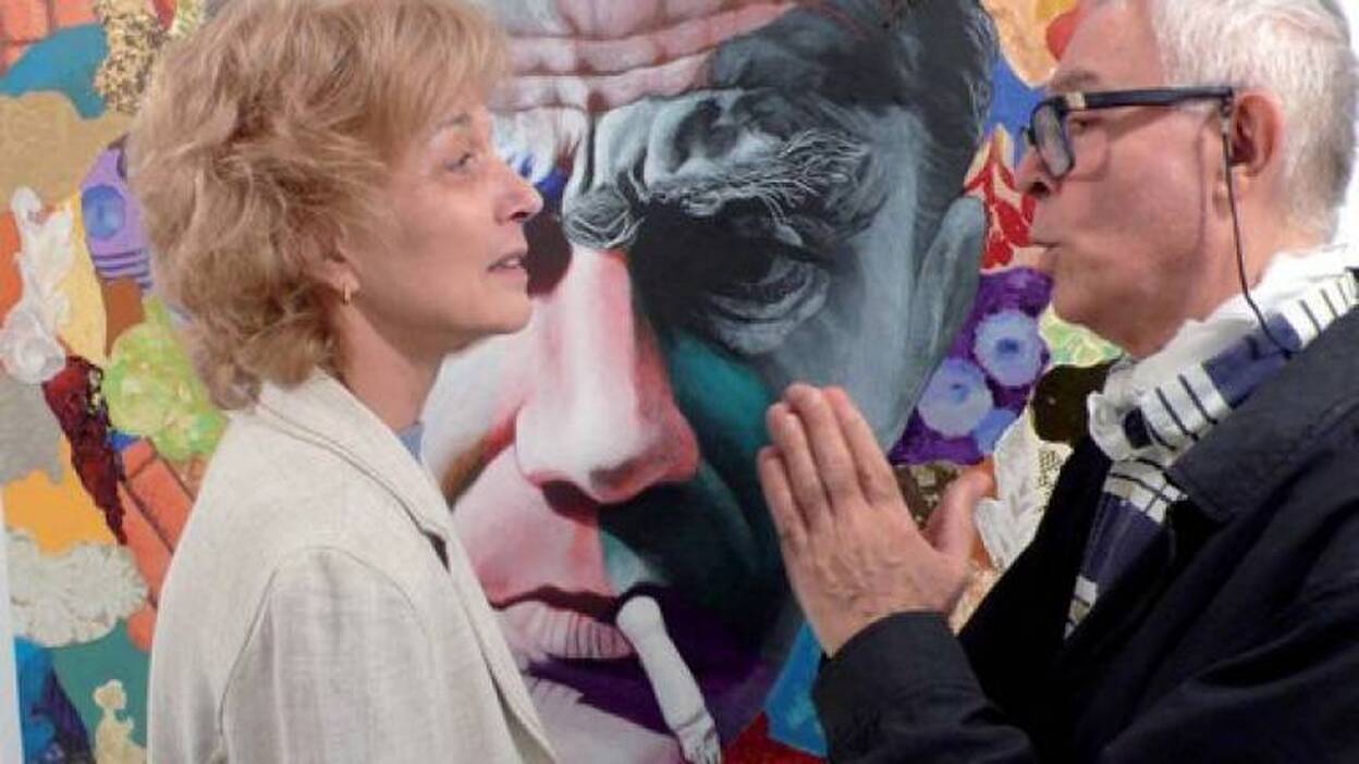 Dámaso exhibe su pasión viscontiana en Milán