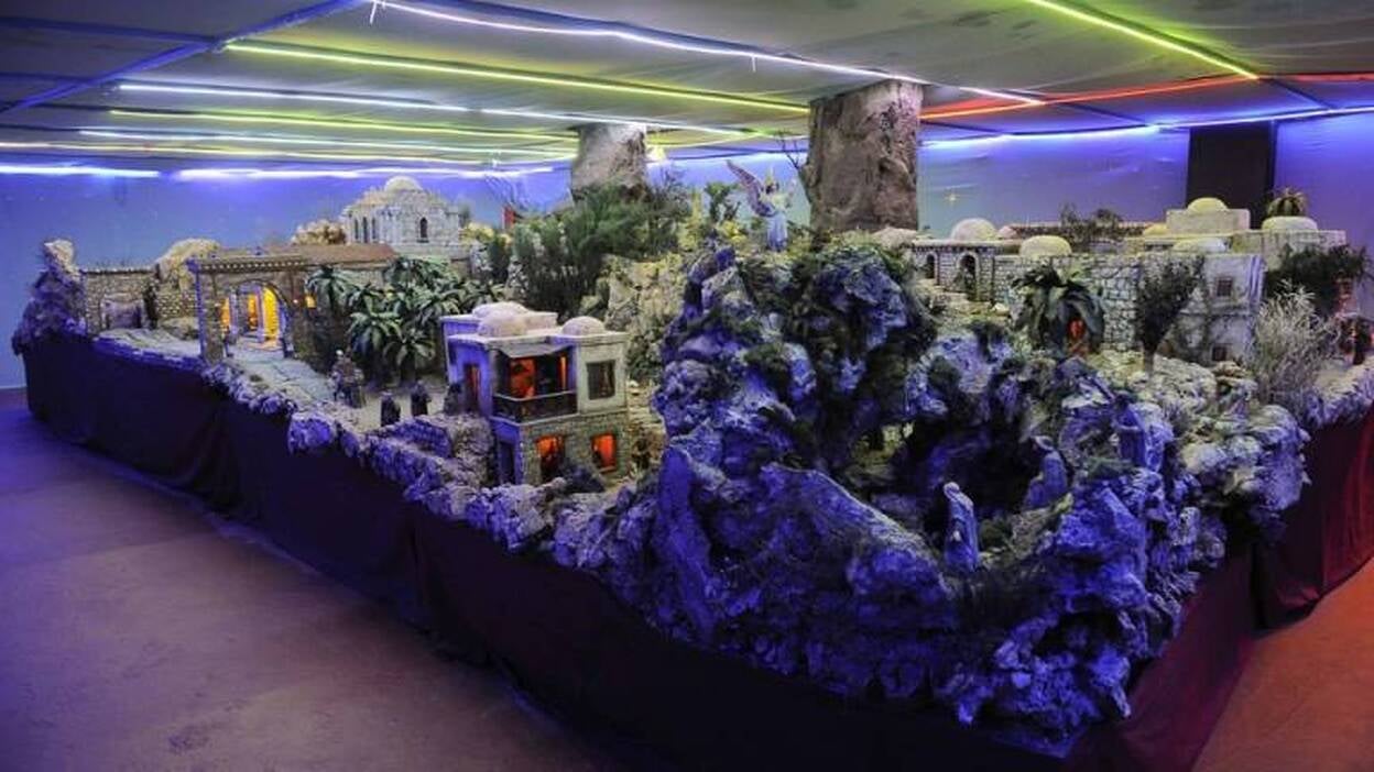 Llega el mundo led al belén de Aridane