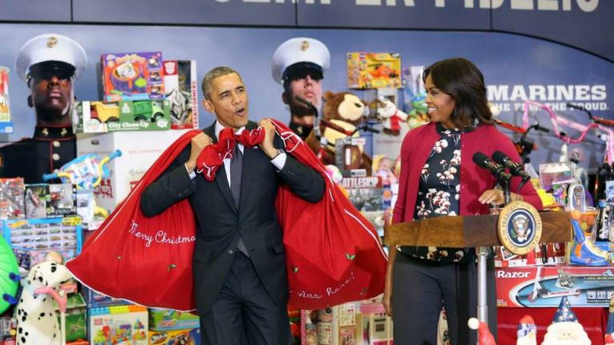 La cara más solidaria de los Obama