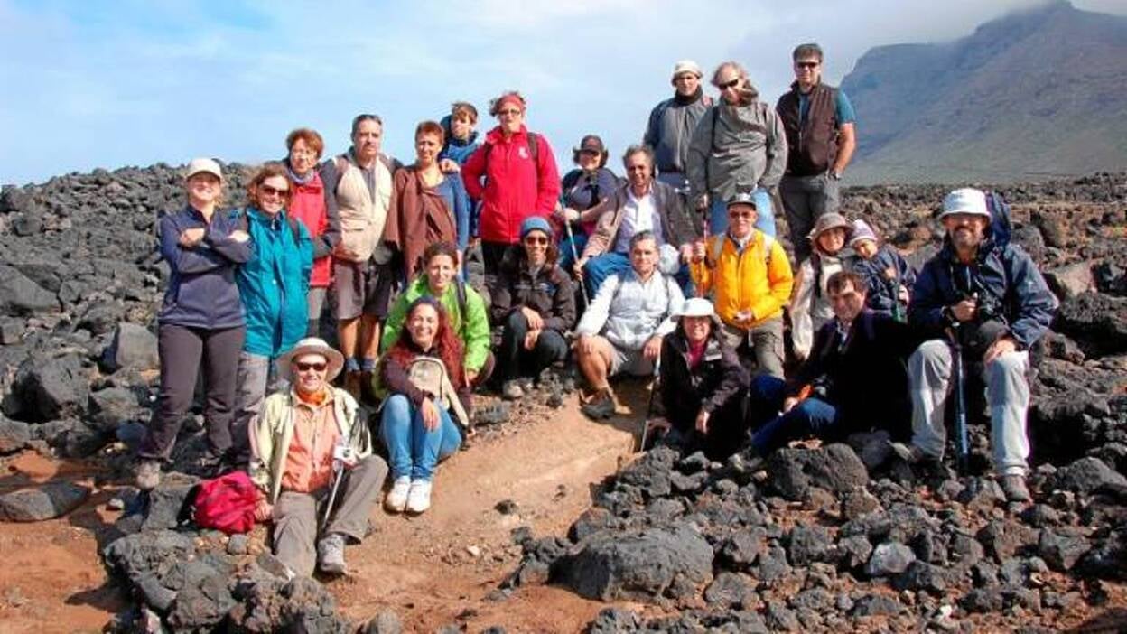 Lapas colgando de las laderas