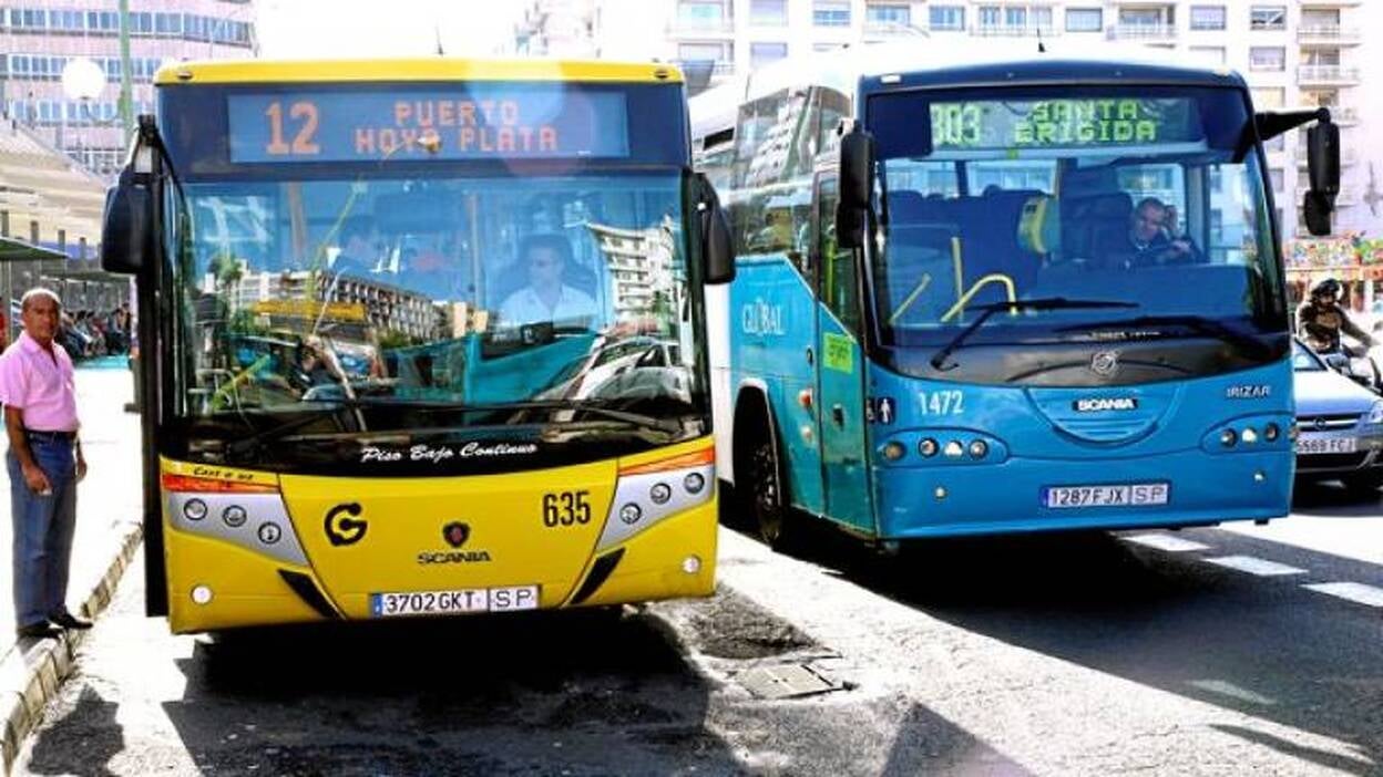 Las Medianías critica la unión tarifaria de guaguas y global