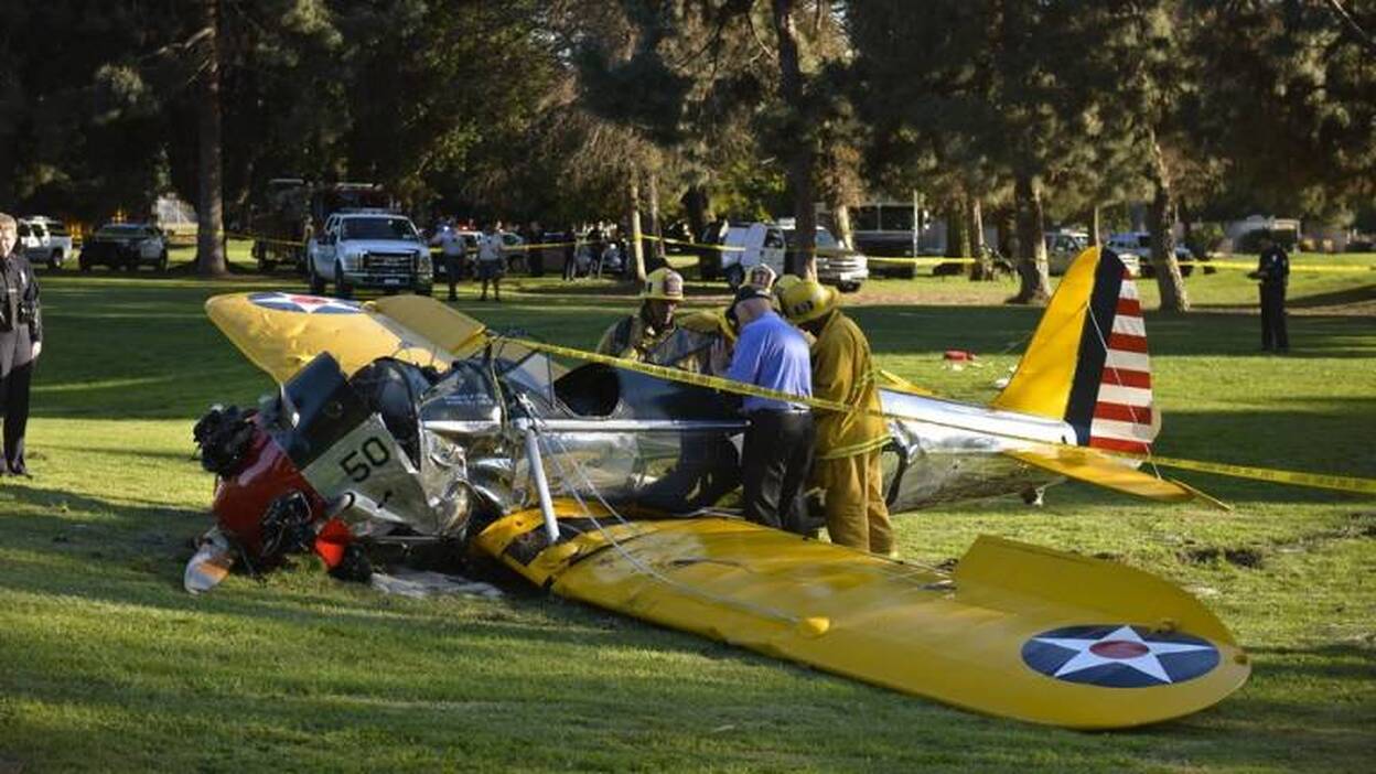 Harrison Ford, herido tras sufrir un accidente de avioneta