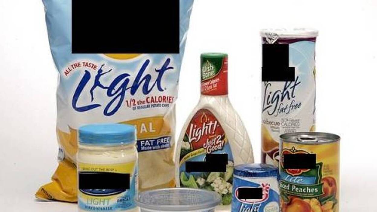Los productos 'light' no siempre son sinónimo de "saludables"