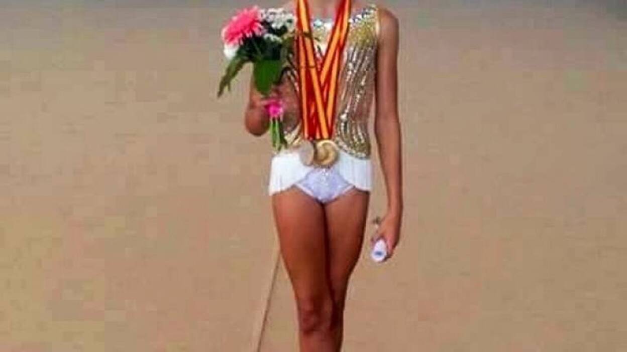 La gimnasta moganera Naomi Cabrera se proclama campeona de España