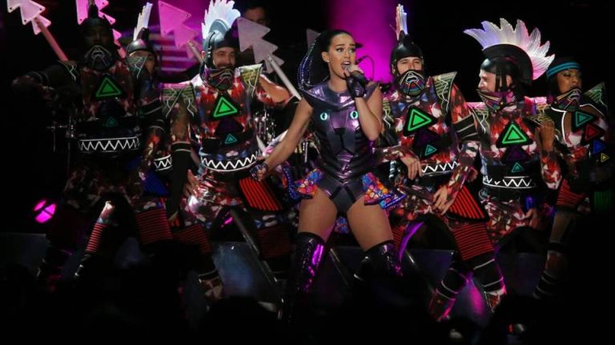Katy Perry da la nota en Chile