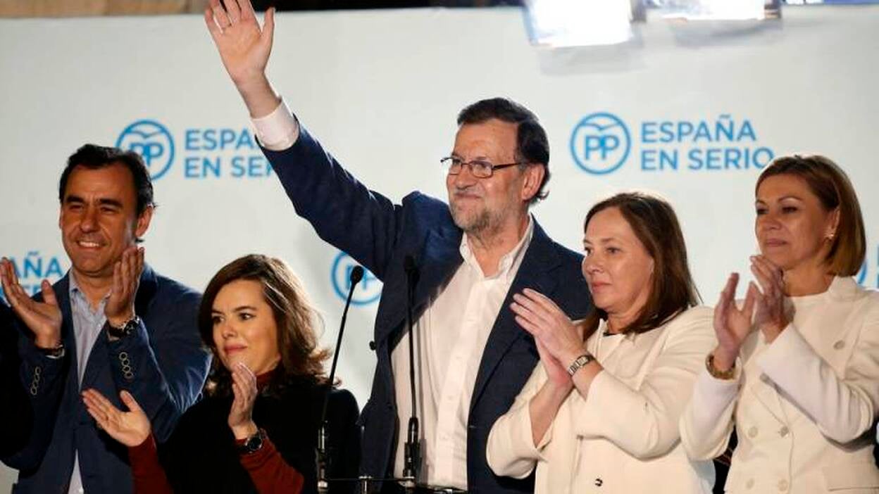 Rajoy celebra su triunfo