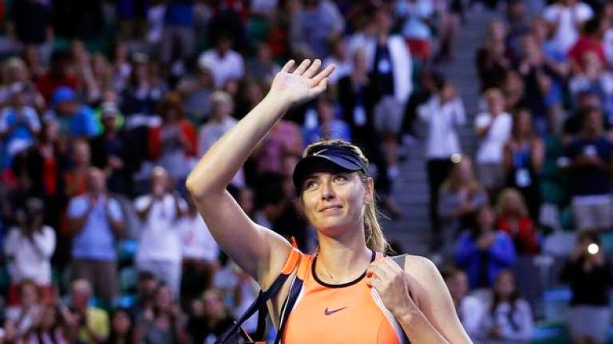 Sharapova, suspendida dos años por dopaje