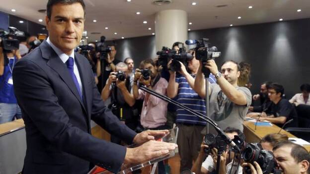 Sánchez reitera el no a Rajoy y le exige que negocie con &quot;las derechas&quot;