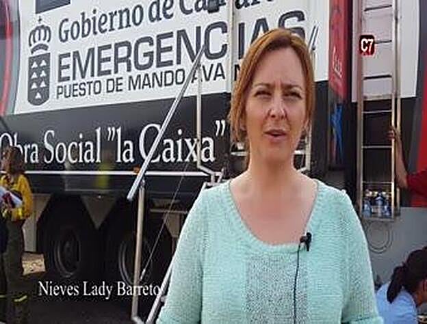 La consejera Nieves Lady valora el incendio