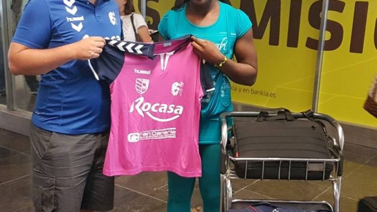 La internacional cubana Lusson ya vive la rutina del Rocasa