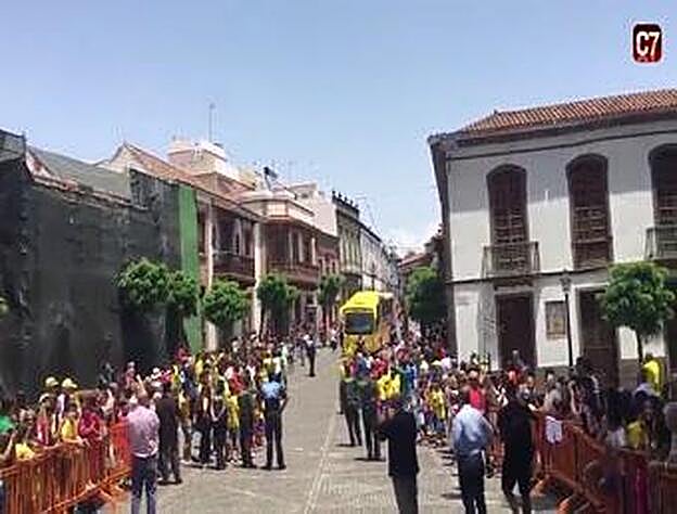 La UD Las Palmas visita a la Virgen del Pino